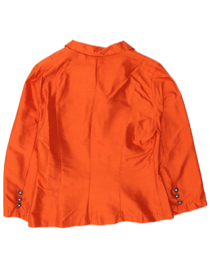 Marella Blusa de manga 3/4 para mujer IT 46 Grande Naranja