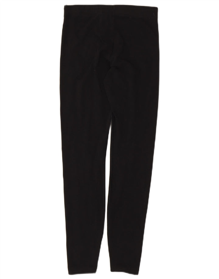 NIKE Leggings gráficos para mujer UK 6 XS Algodón negro