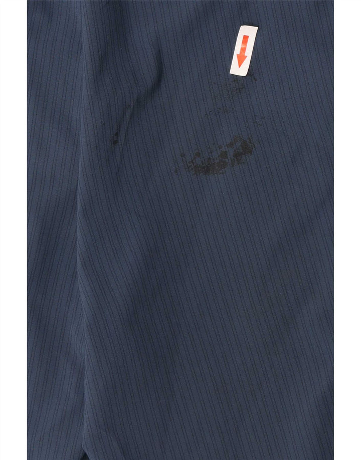 Hurley Pantalones cortos chinos para hombre mediano W31 Poliéster a rayas azul marino