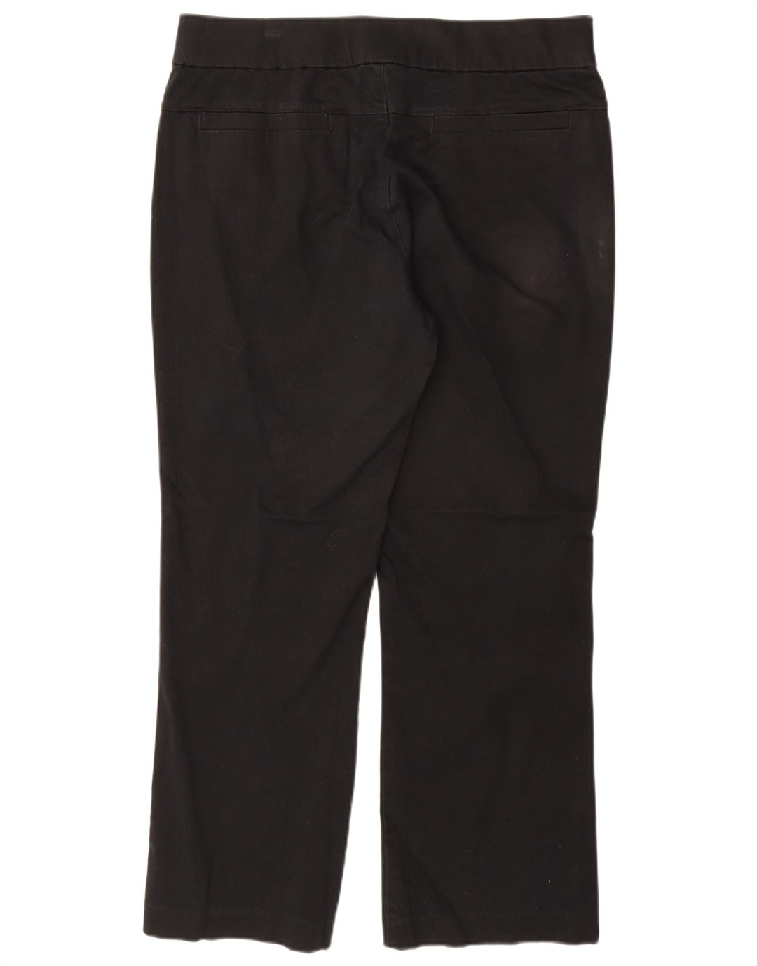 LEE Pantalones casuales rectos pequeños para mujer US 14 XL W34 L29 Algodón negro
