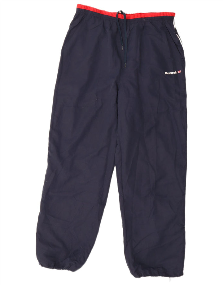 Pantalones de chándal Reebok Hombre Joggers Medium Azul marino Colorblock
