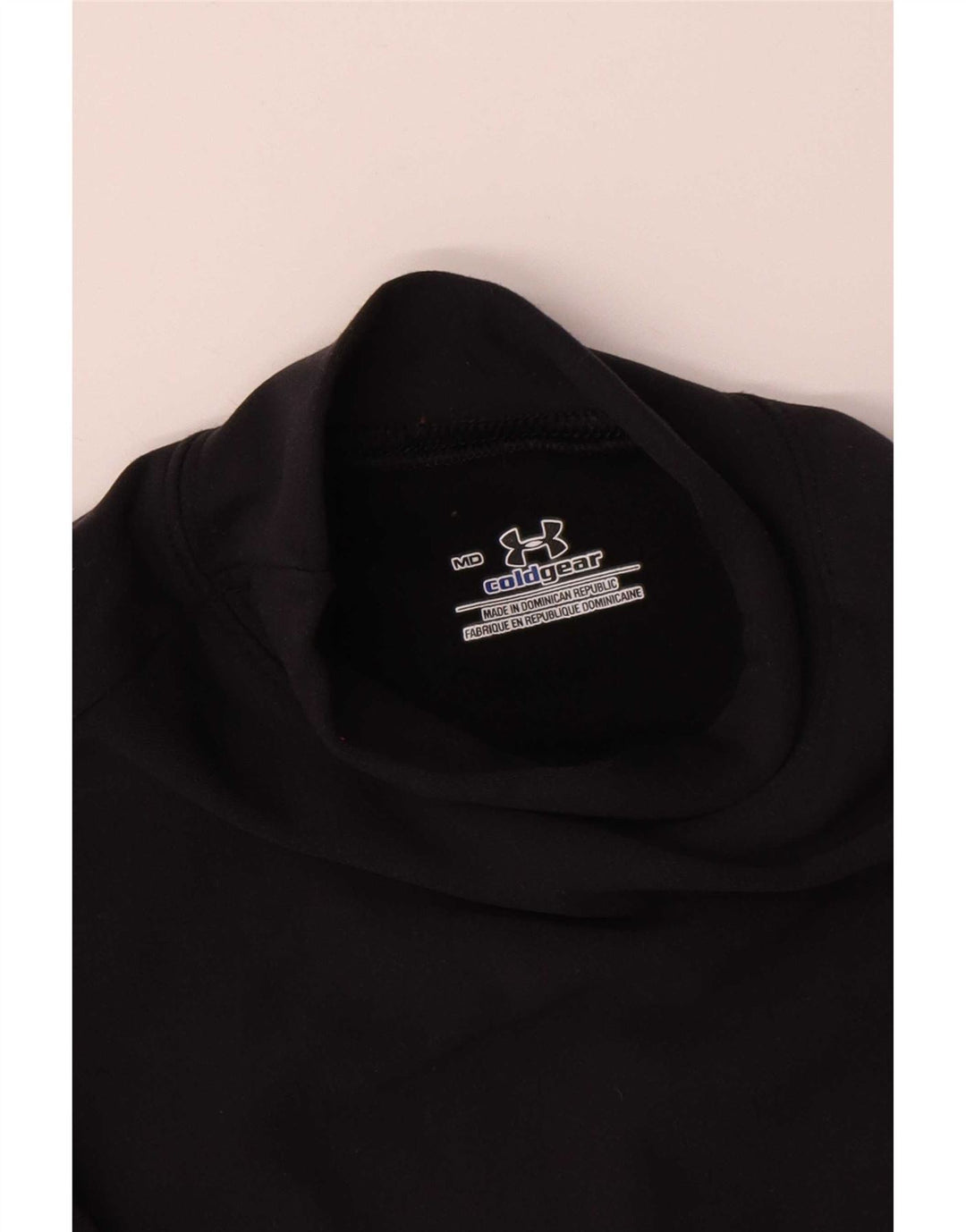Under Armour Camiseta Cold Gear De Manga Larga Para Hombre Nylon Negro Mediano