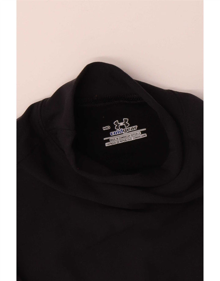 Under Armour Camiseta Cold Gear De Manga Larga Para Hombre Nylon Negro Mediano
