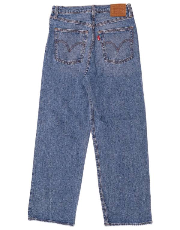 Vaqueros Levi's Mujer Ribcage Rectos W28 L27 Algodón Azul