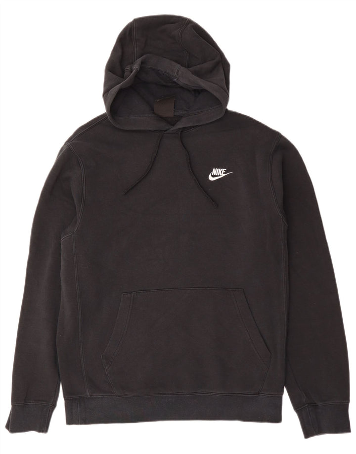 Nike - Sudadera con capucha para hombre, talla pequeña, algodón negro