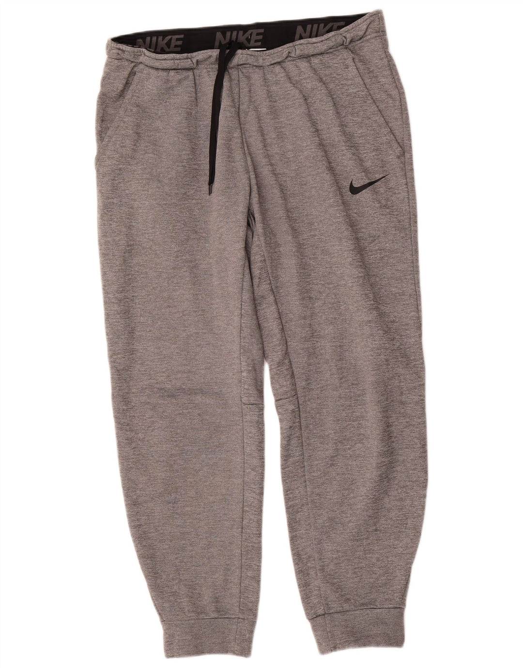 Nike Hombre Therma-Fit Chándal Pantalones Joggers Grande Gris Poliéster