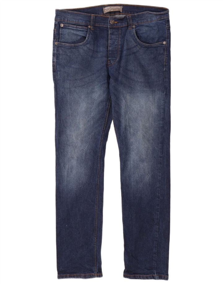 FRENCH CONNECTION Vaqueros ajustados para hombre W36 L32 Algodón azul