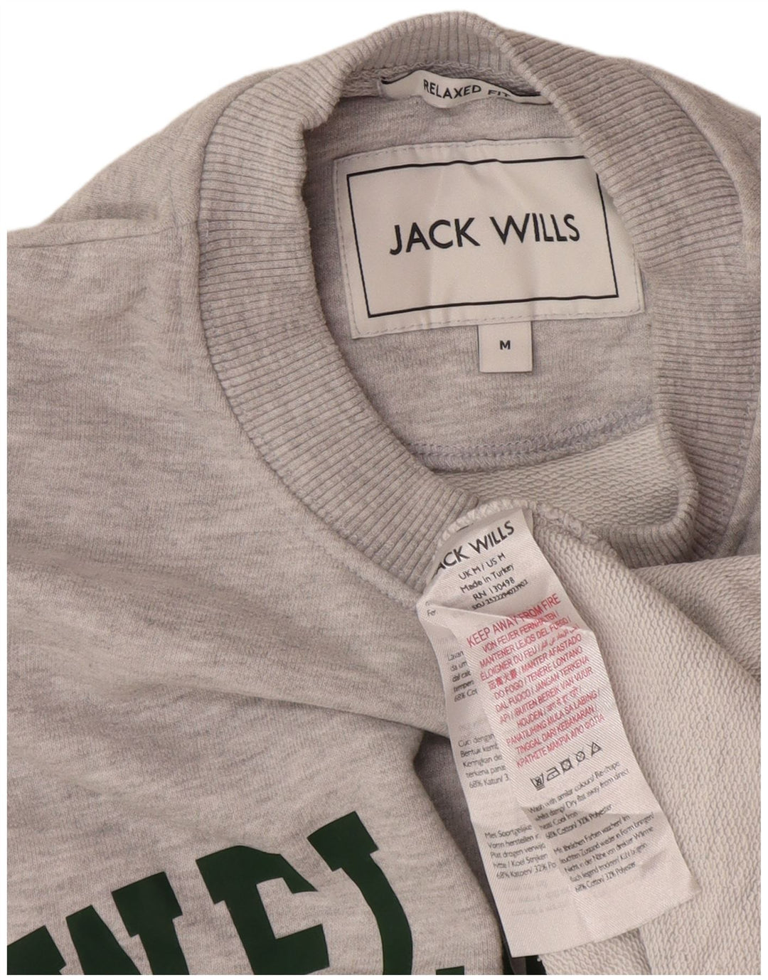 Jack Wills Sudadera De Corte Relajado Con Gráfico Para Hombre