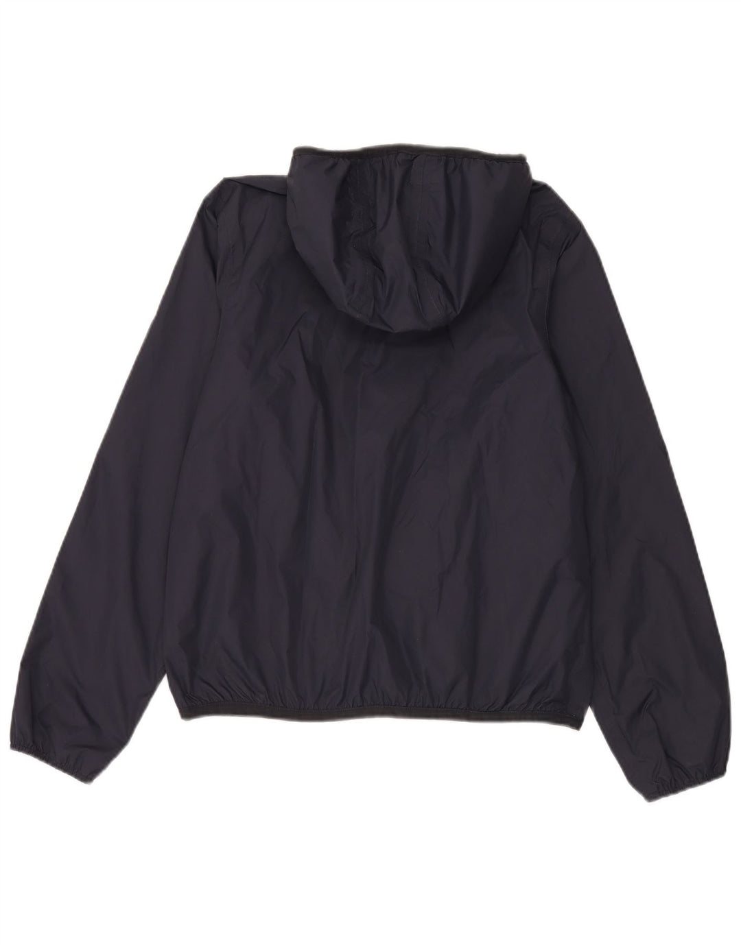 K-Way Chaqueta impermeable reversible con capucha para mujer UK 40 Mediana Azul marino Poliamida
