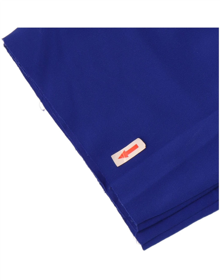 Zara Vestido Ajustado De Un Hombro Para Mujer UK 8 Pequeño Poliéster Azul