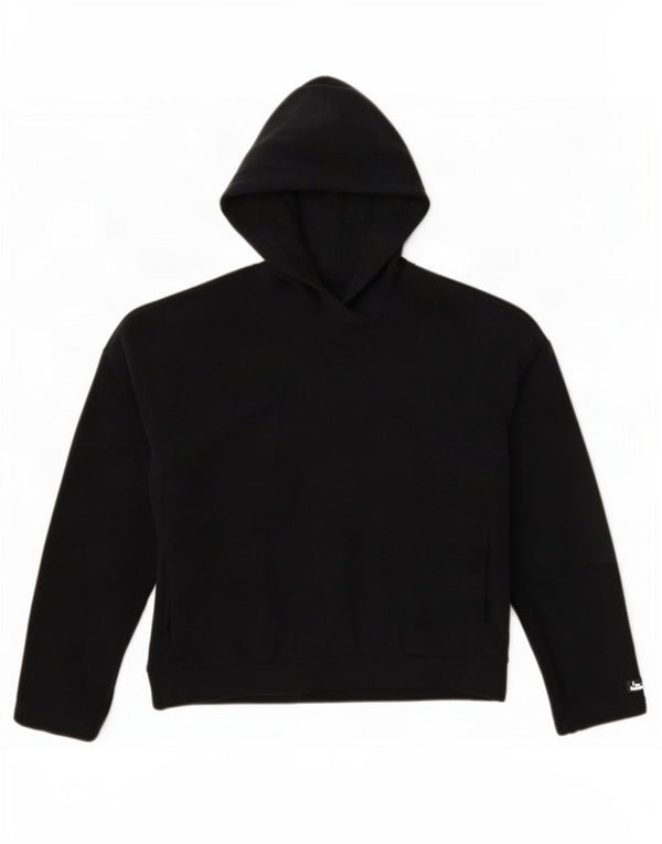 Nike Jersey de forro polar extragrande con capucha para mujer UK 10 Small Poliéster negro