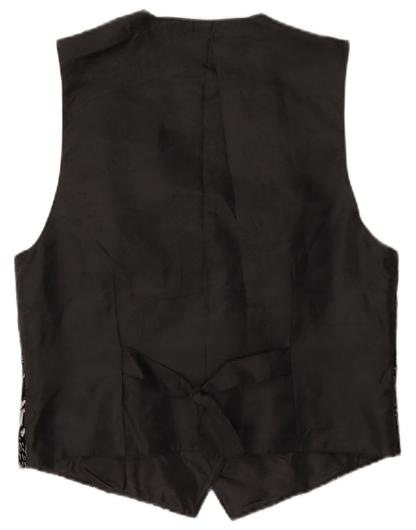 Chaleco de mujer DE VILLE EU 40 Acetato geométrico negro mediano