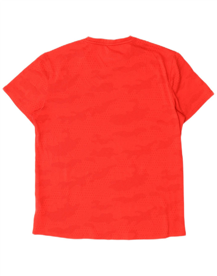 Camiseta Reebok Hombre Top Medium Rojo Camuflaje Poliéster