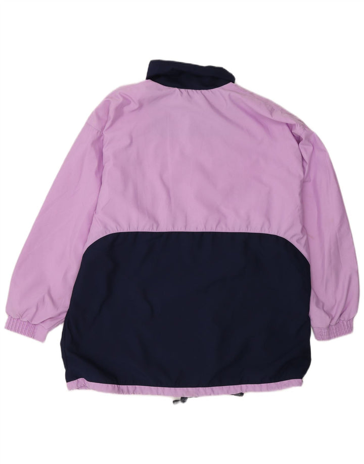 ALEX Chaqueta superior de chándal extragrande para mujer UK 40 Mediano Púrpura Colorblock