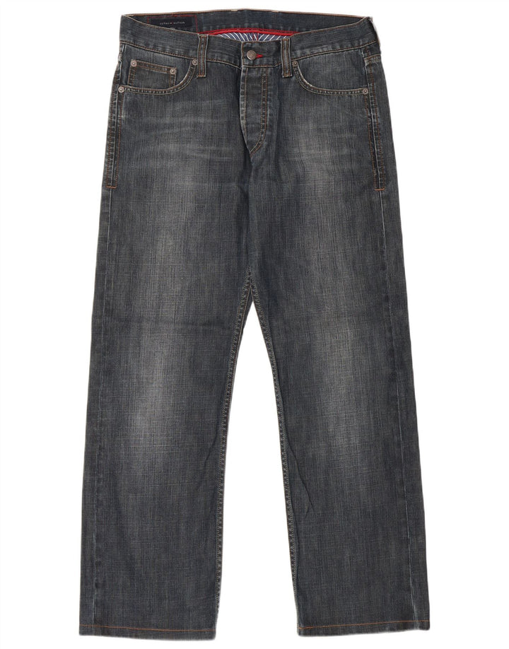 TOMMY HILFIGER Vaqueros rectos para hombre W34 L30 Azul