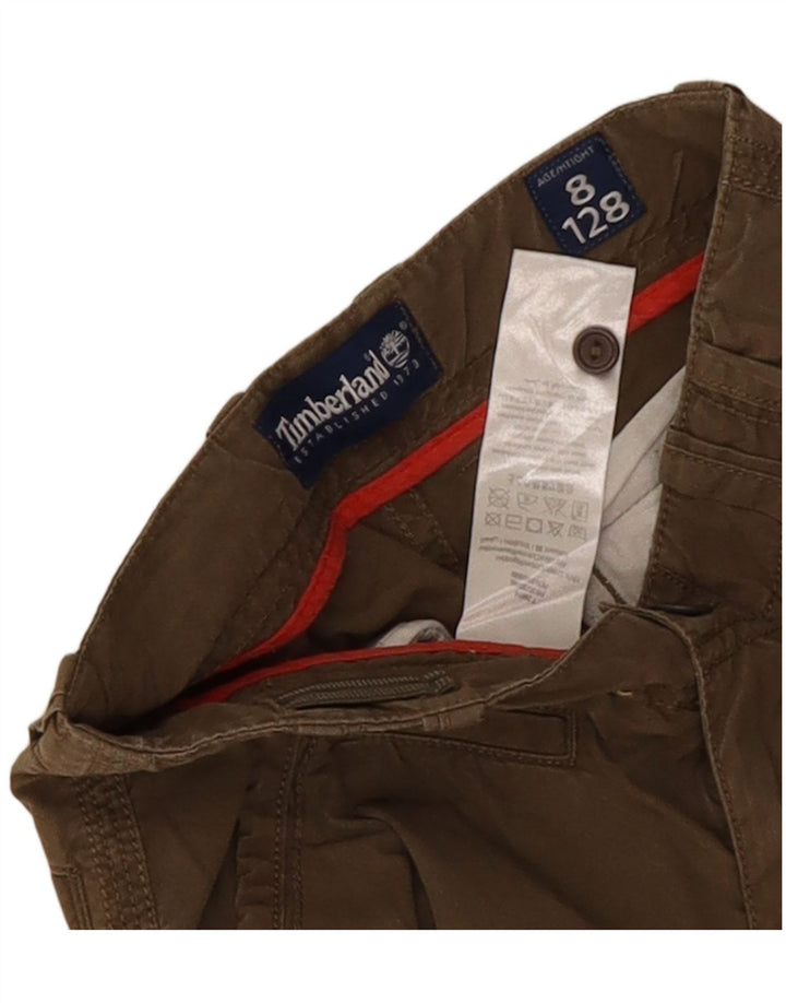 Timberland Pantalones cortos cargo para niños 7-8 años W20 Algodón caqui