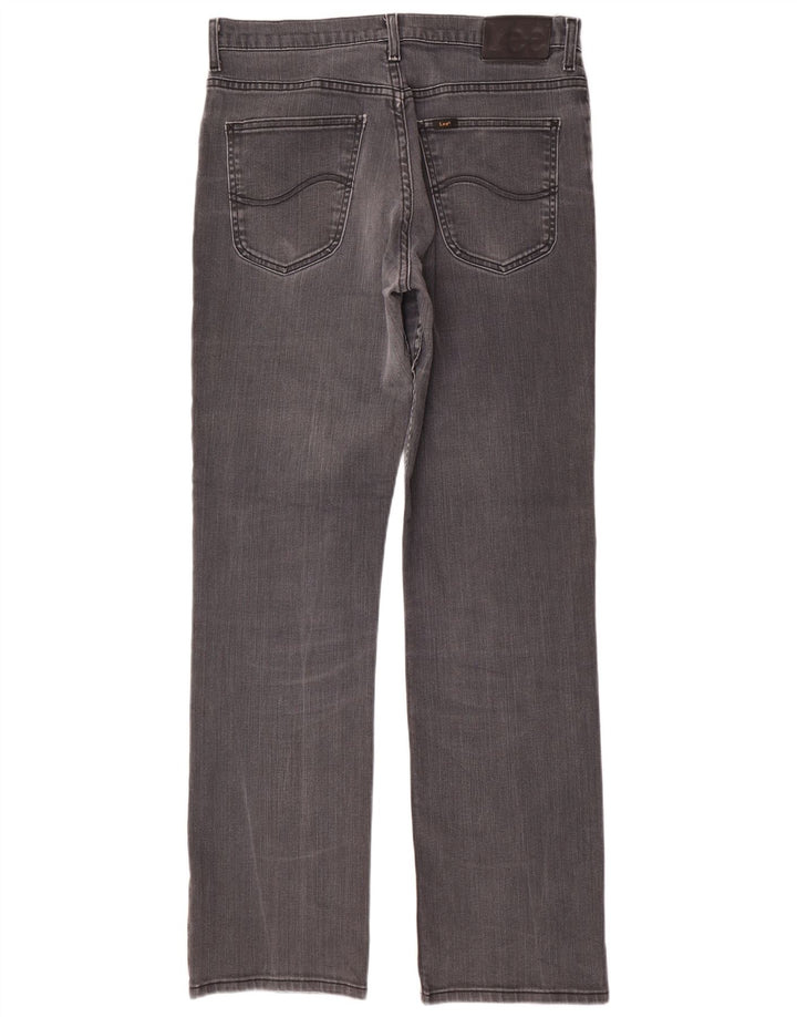 Vaqueros rectos Brooklyn para hombre Lee W34 L34 Algodón gris