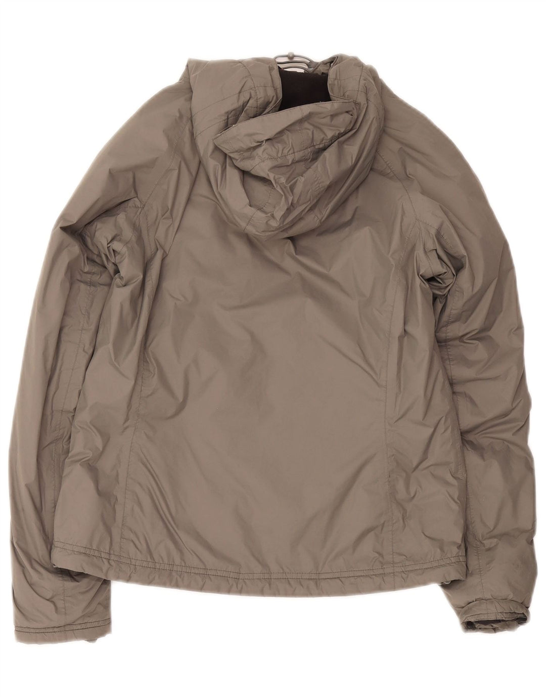 K-Way Chaqueta cortavientos con capucha para mujer US 8 Gris medio