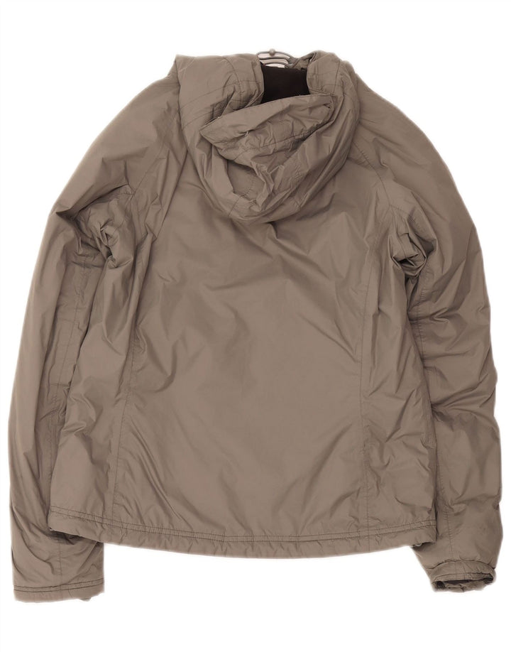 K-Way Chaqueta cortavientos con capucha para mujer US 8 Gris medio