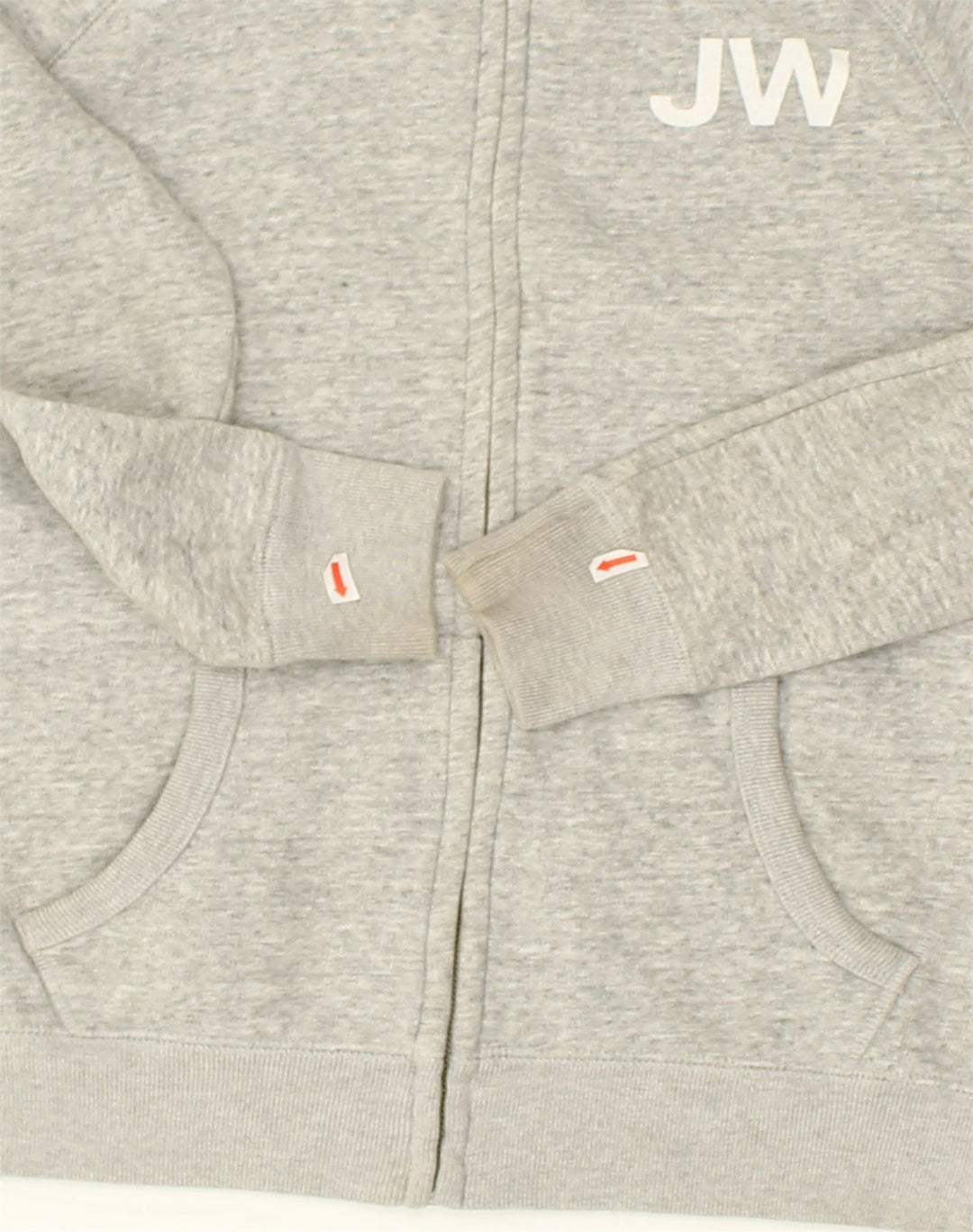 JACK WILLS Womens Zip Hoodie Sweater UK 10 Small  Grey Cotton | Vintage Jack Wills | Thrift | Second-Hand Jack Wills | Used Clothing | Messina Hembry 