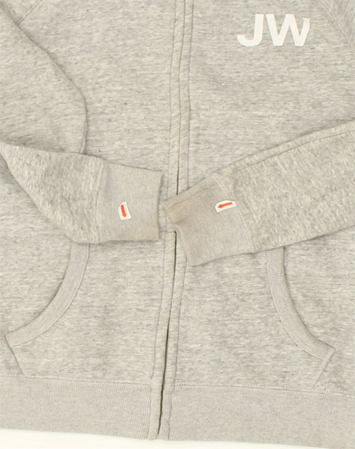 JACK WILLS Womens Zip Hoodie Sweater UK 10 Small  Grey Cotton | Vintage Jack Wills | Thrift | Second-Hand Jack Wills | Used Clothing | Messina Hembry 