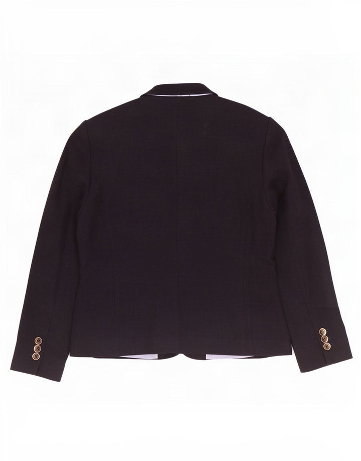 Massimo Dutti Blazer Mujer 1 Botón EU 44 XL Algodón Negro
