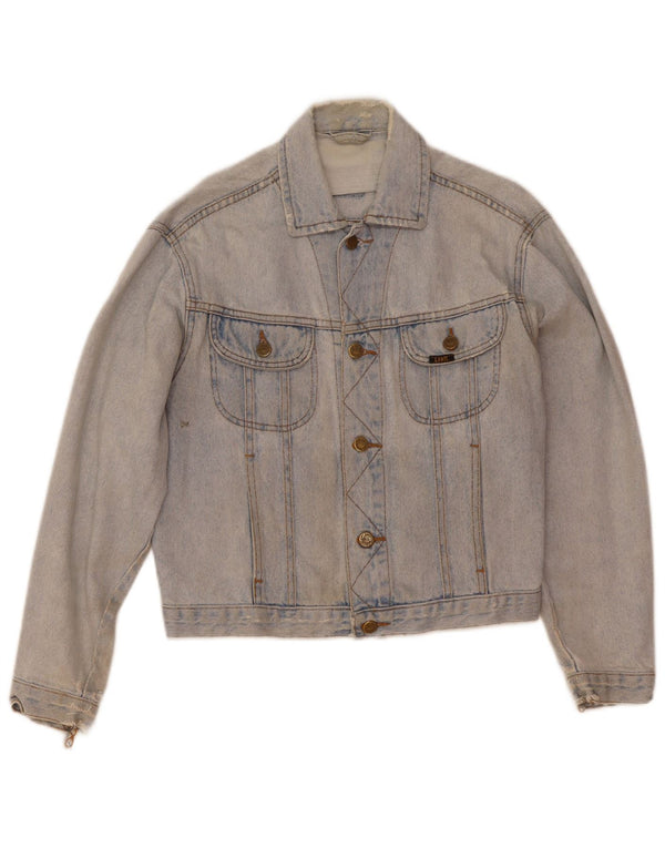 Lee Chaqueta Vaquera para Mujer UK 44 Azul Medio