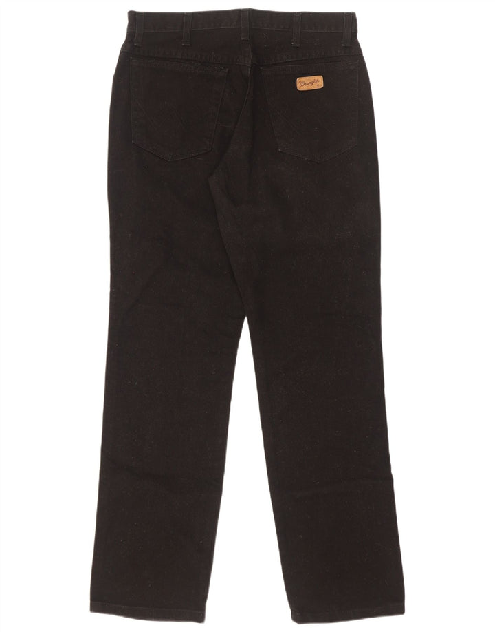 Wrangler Vaqueros rectos Texas para hombre W33 L32 Algodón negro