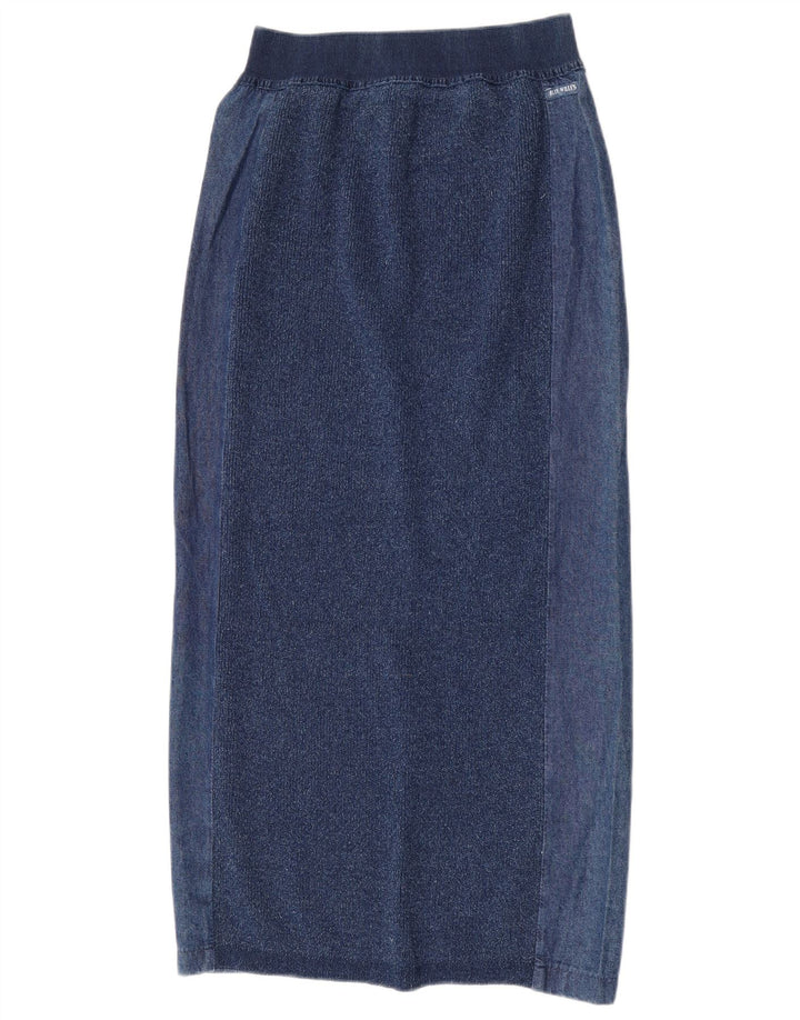 Falda midi para mujer Blue Willi's Mediana W28 Algodón azul
