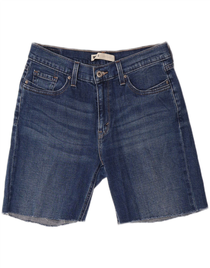 LEVI'S Womens Denim Shorts US 8 Medium W30 Blue Vintage Levi's and Second-Hand Levi's from Messina Hembry 
