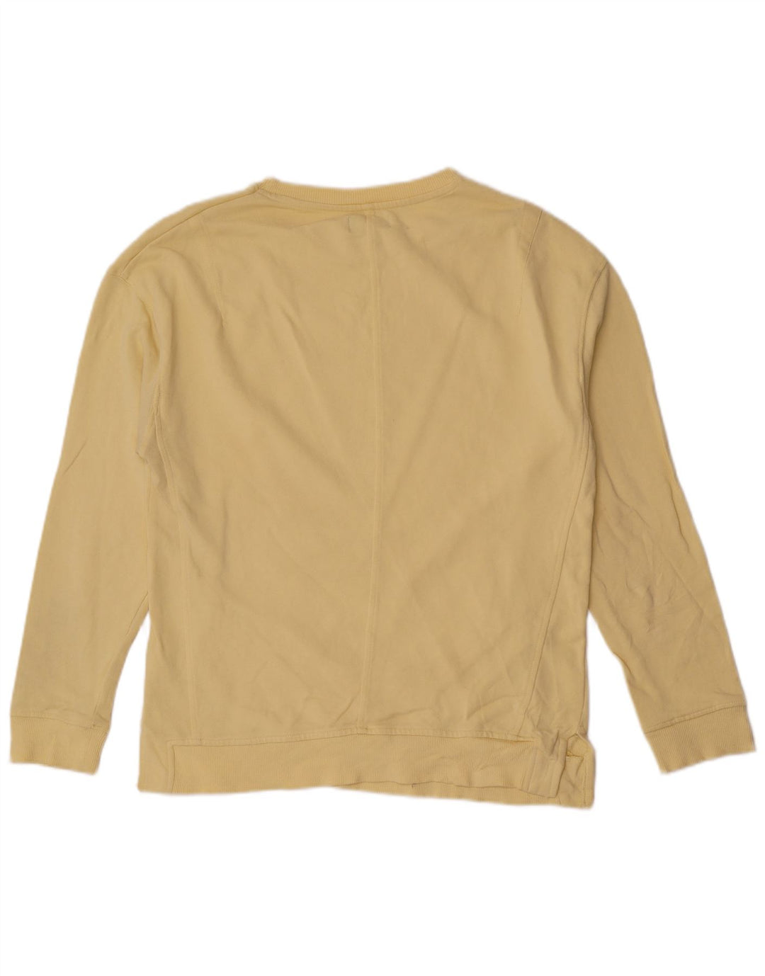 Zara Hombre Sudadera Jumper Small Amarillo Algodón