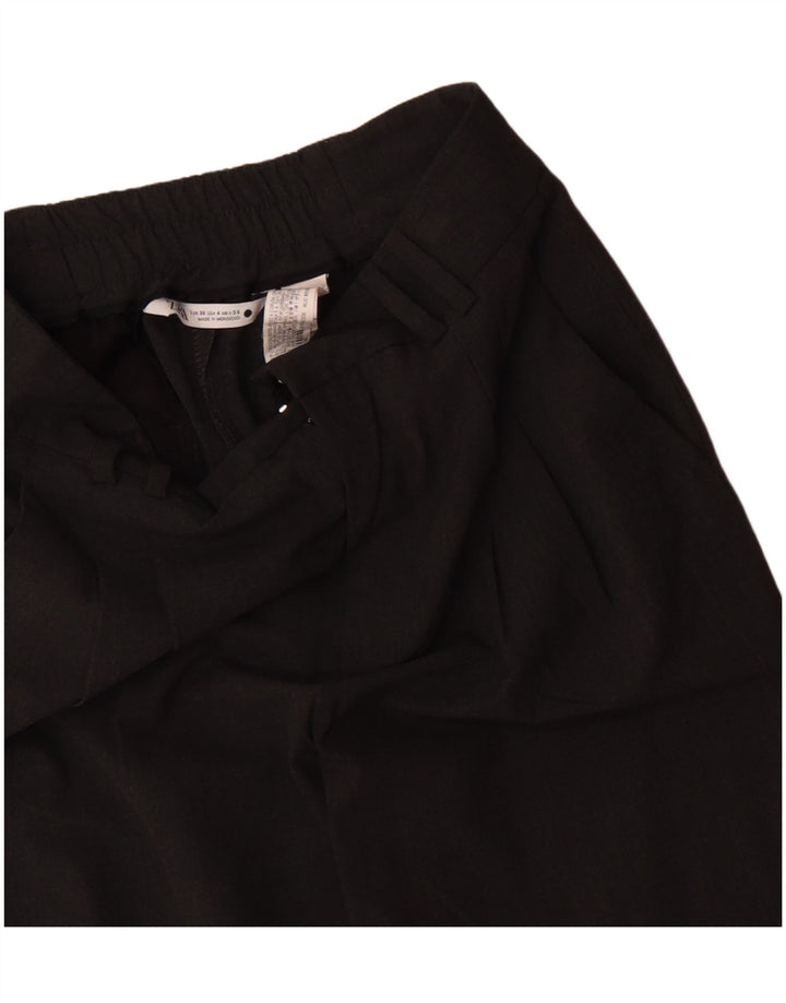 Zara Mujer Pantalón Chino Pegged EU 36 XS W26 L27 Viscosa Gris