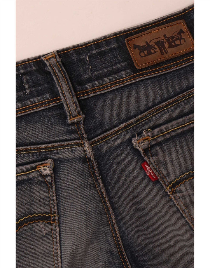 Levi's Mujer 571 Super Low Slim Jeans W28 L34 Algodón Azul