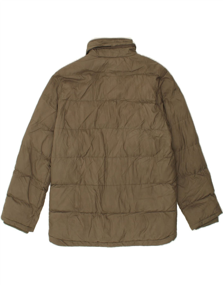 TIMBERLAND Boys Padded Jacket 13-14 Years Khaki Polyester Vintage Timberland and Second-Hand Timberland from Messina Hembry 