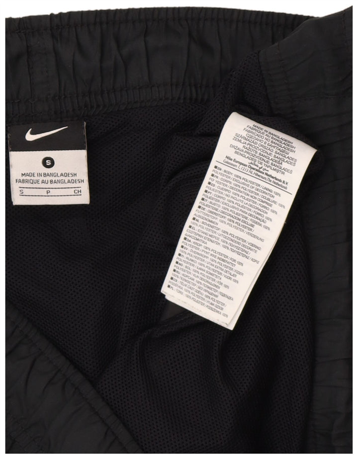 NIKE Pantalones cortos deportivos para hombre, talla pequeña, poliéster negro