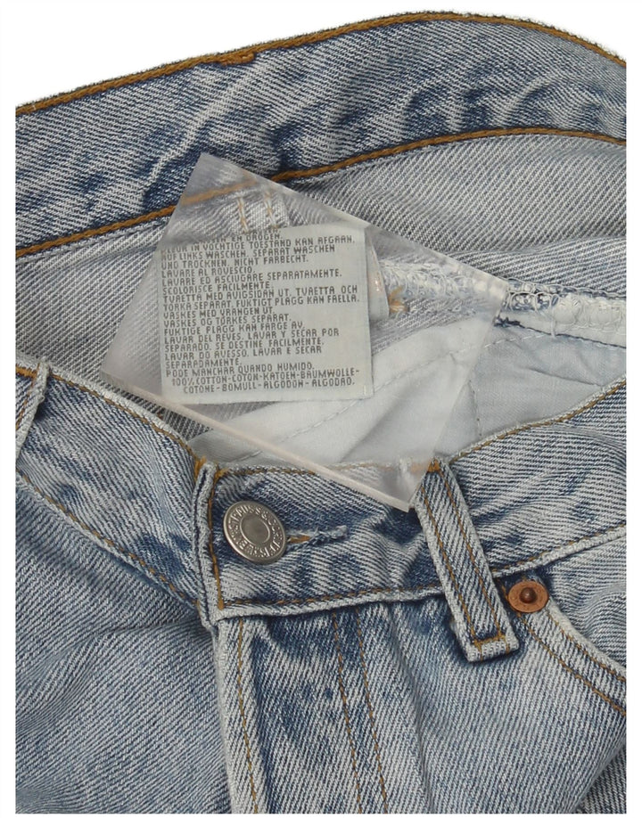 Levi's Mens 501 Shorts De Mezclilla W29 Algodón Azul Medio