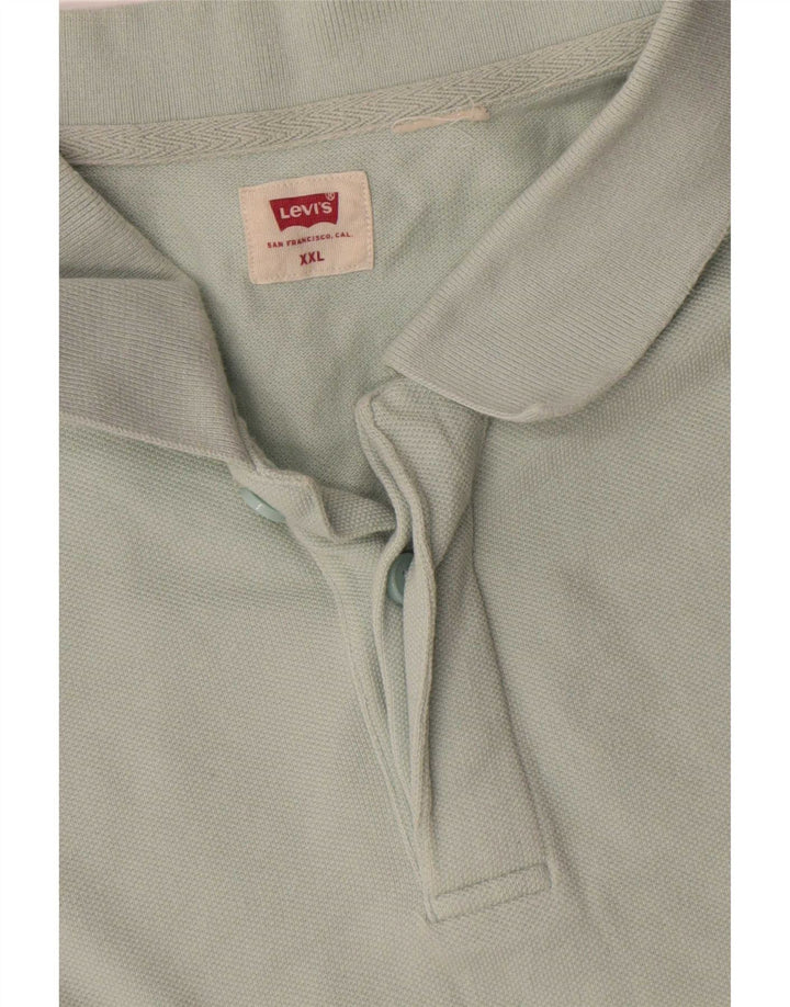 Polo Levi's para hombre 2XL Algodón verde