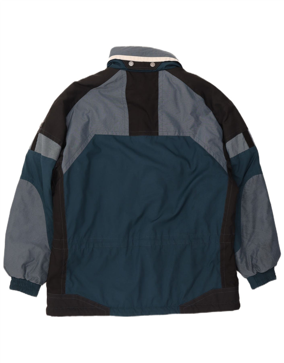 C&A Chaqueta cortavientos con cremallera para hombre UK 44 2XL Azul Colorblock Poliéster Invierno