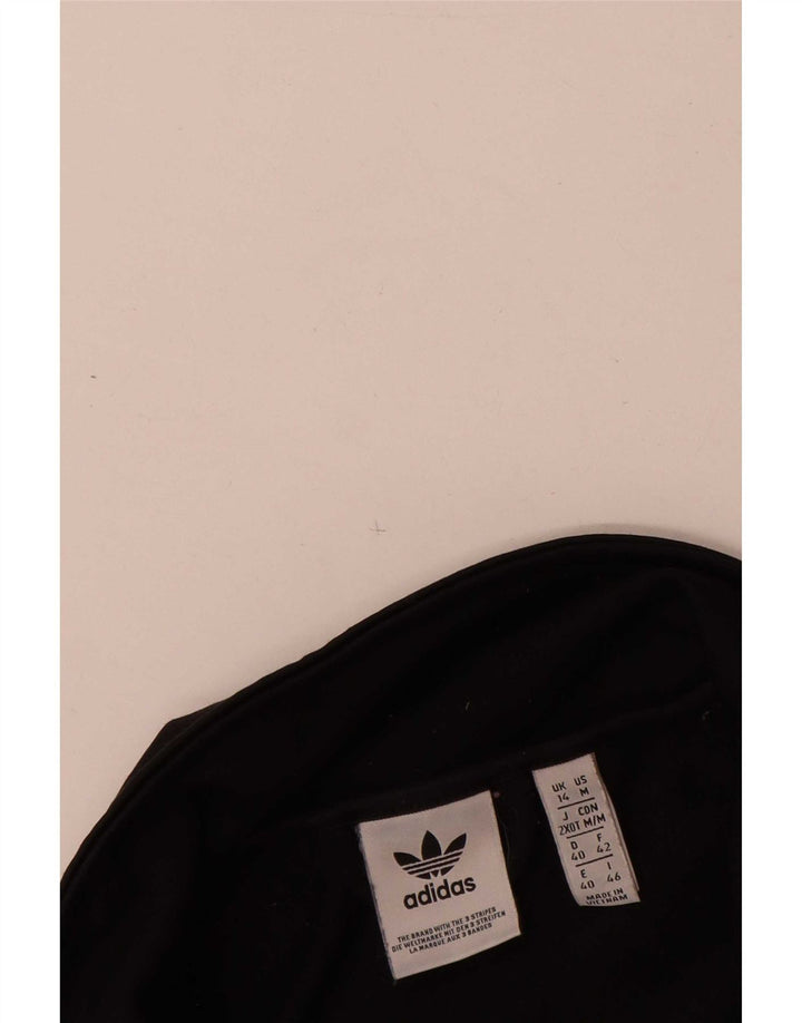 Adidas - Chaqueta de chándal para mujer, talla 40, talla mediana, color negro, poliéster
