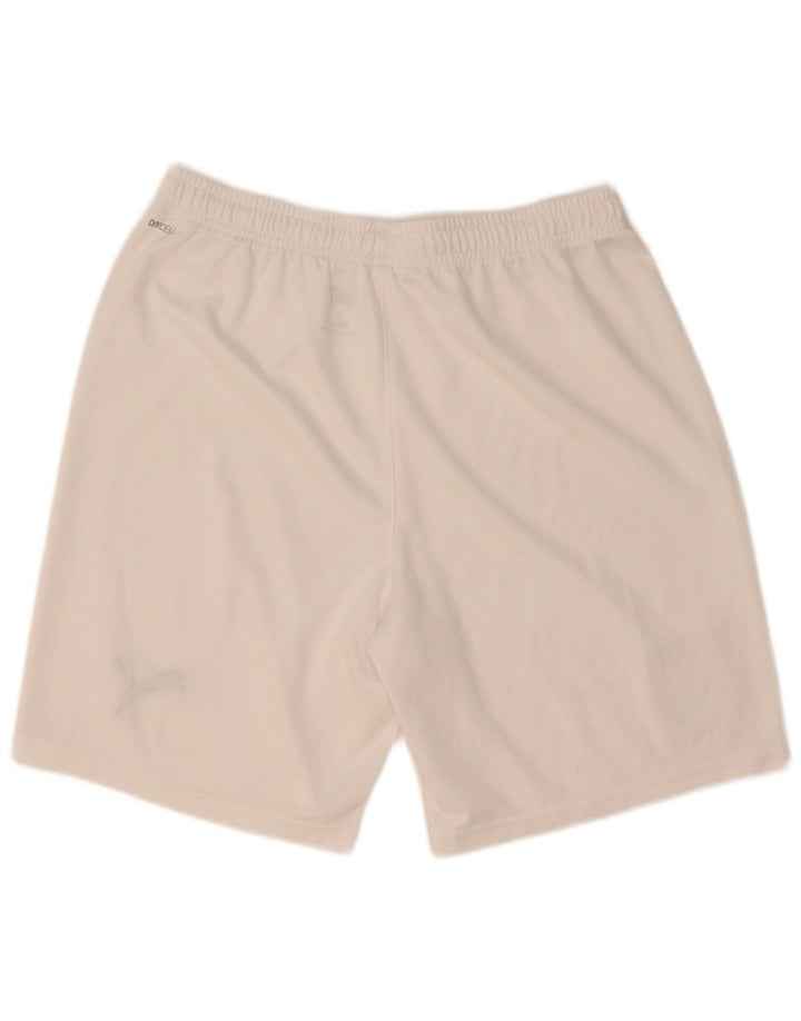 Pantalones cortos deportivos Puma para hombre mediano blanco