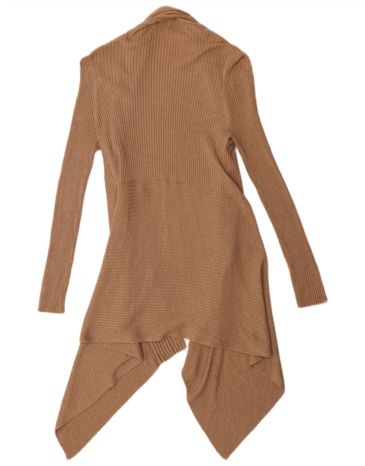 Marks & Spencer - Cárdigan asimétrico para mujer, talla 40, color marrón medio