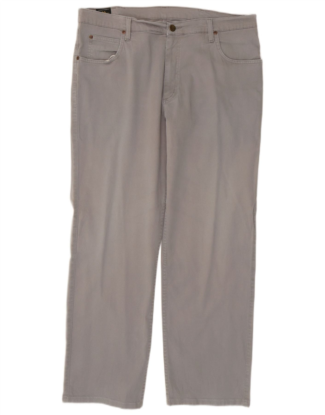 Lee Vaqueros Rectos Brooklyn Para Hombre W38 L30 Algodón Gris