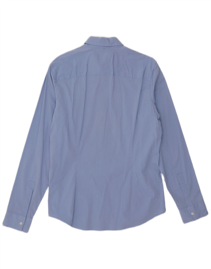 Camisa Calvin Klein Jeans Hombre Algodón Azul Grande