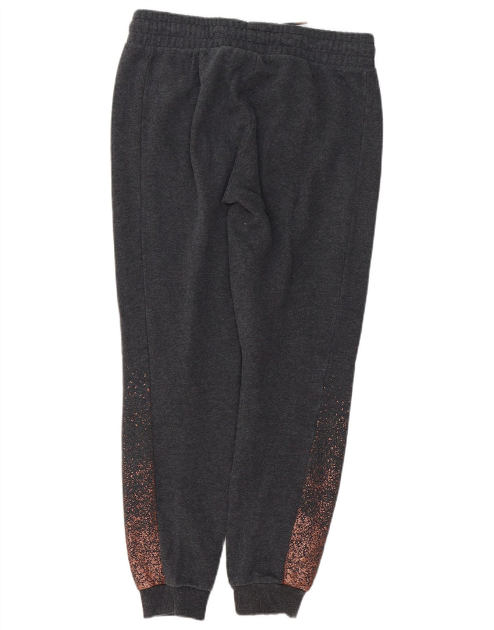 PUMA Pantalones de chándal para mujer Joggers UK 14 Medium Grey Spotted