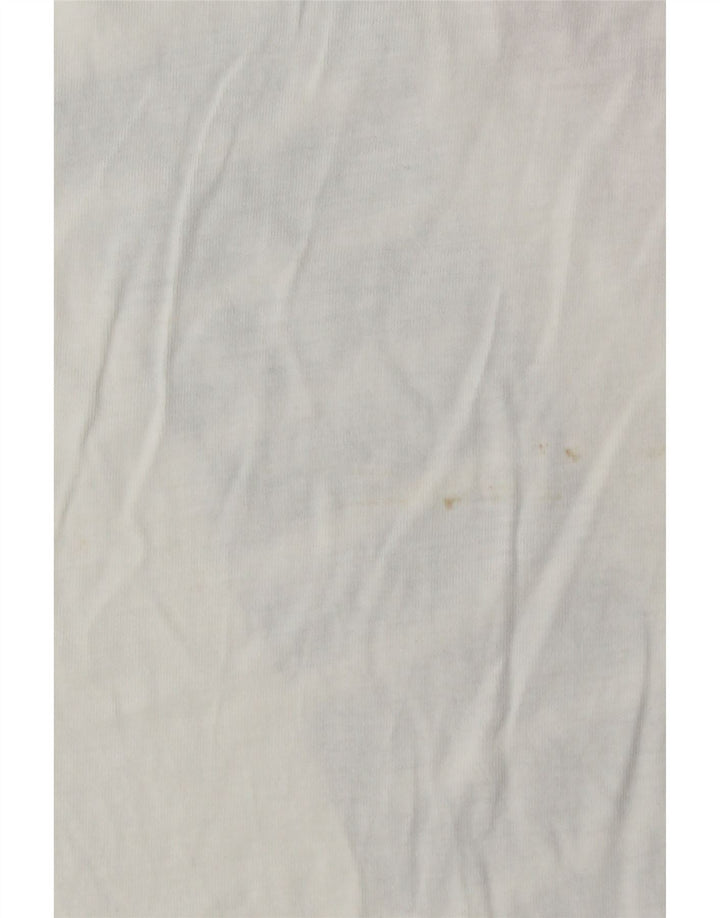 PUMA Camiseta sin mangas con gráfico para hombre pequeña blanca