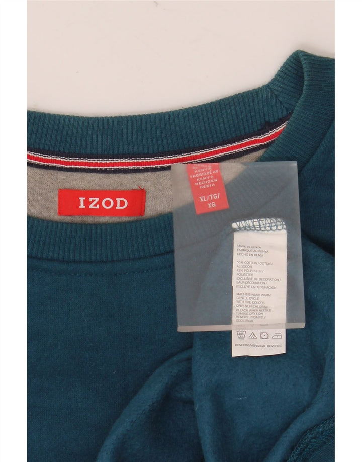 IZOD Sudadera Hombre Jumper XL Algodón Verde