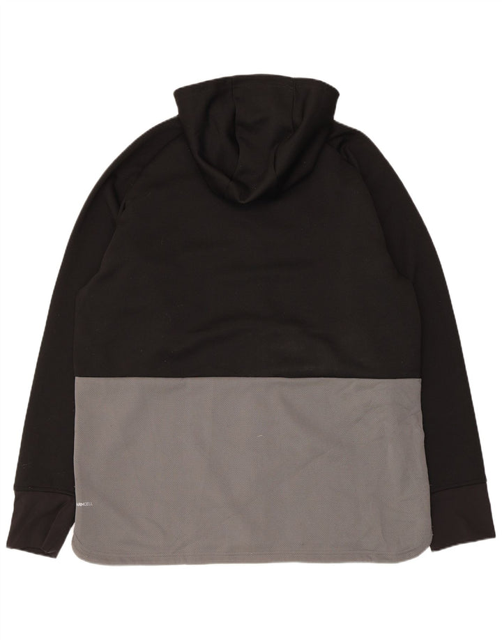 Puma Sudadera con capucha y cremallera para hombre XL Poliéster color block negro