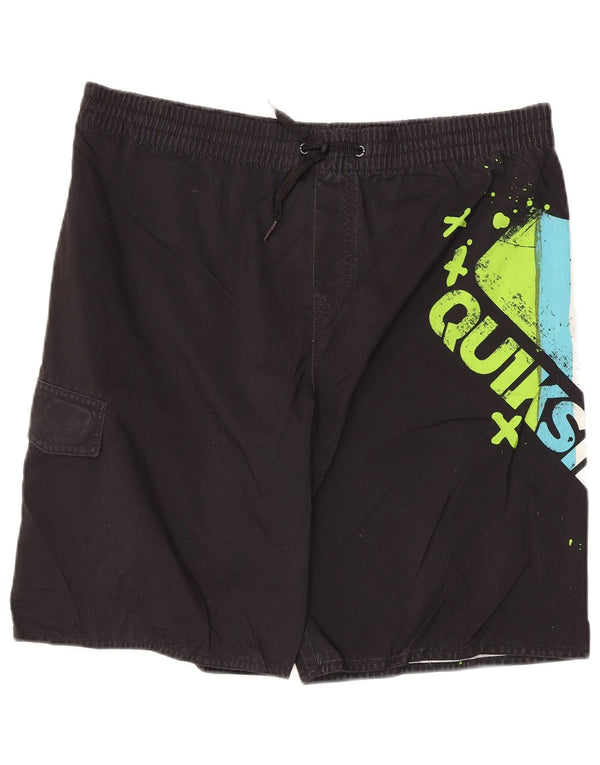 Quiksilver Bañador para niño Graphic 15-16 años XL Negro Poliéster