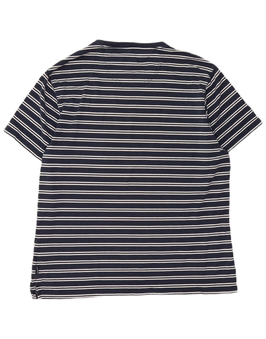 Barbour Camiseta Hombre Top Grande Algodón Rayas Azul Marino