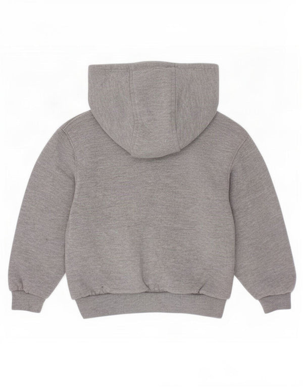 Nike - Sudadera con capucha para bebés (18 a 24 meses, algodón moteado), color gris